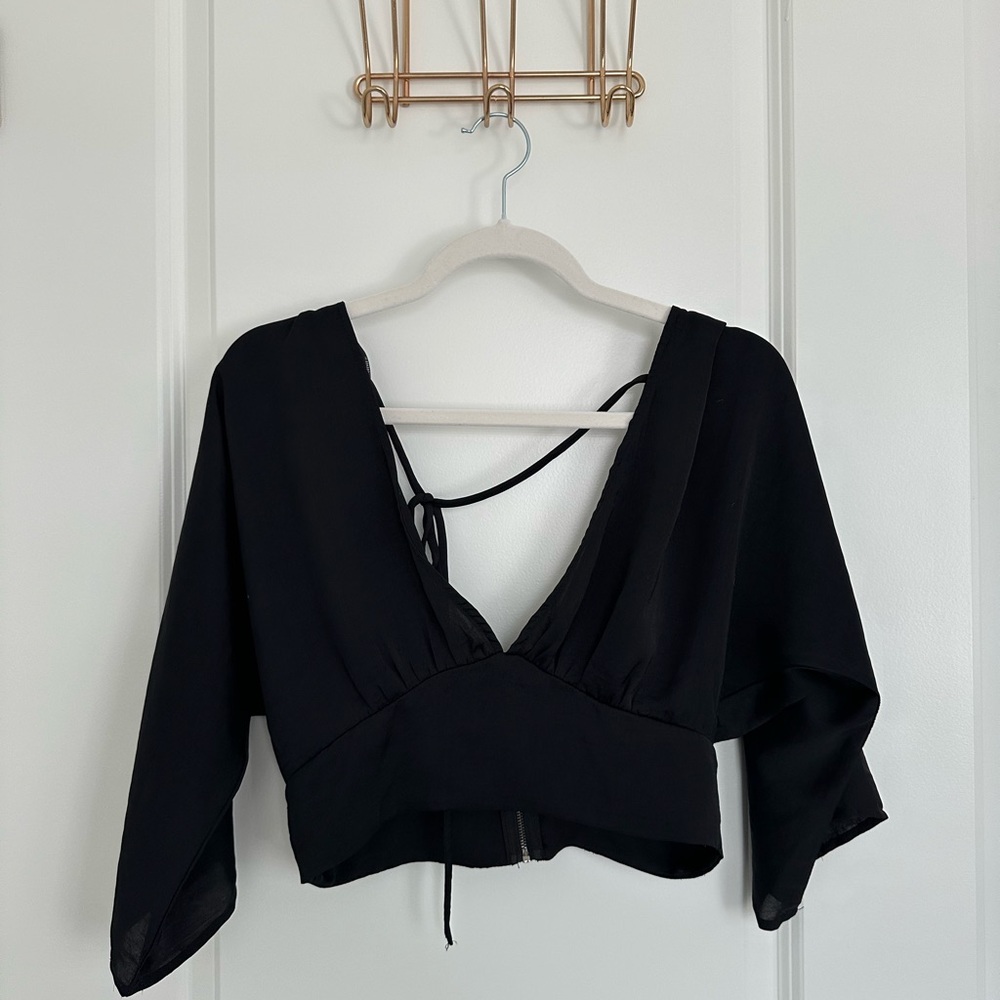 Elegant Black Women's Top